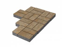 Брусчатка Stellard 200х100х60 мм Голден: внешний вид